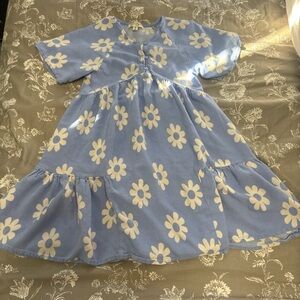 Jessica Simpson Light Blue Floral Cardigan